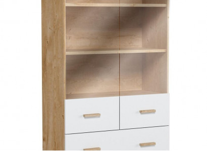 Modern cabinets, wardrobe, wall unit, bookshelf, shelf, display cabinet - Model Brillo